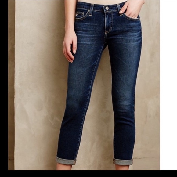 AG  The Stevie Roll Up Slim Straight Roll Up jean SZ 26 - Picture 4 of 8